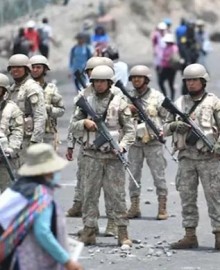 Gobierno promulga decreto que otorga a militares «impunidad total» si llegaran a matar o herir a peruanos