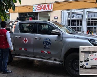 Ambulancia del SAMU inoperativa más de 3 meses por burocracia de la Diresa y proveedores irresponsables