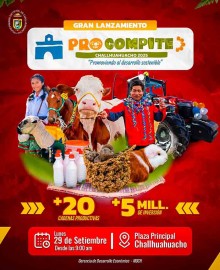 Challhuahuacho: 29 septiembre lanzamiento ProCompite 2025 