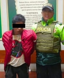 Policía rescata a ladrón que fue atado a poste por pobladores del barrio San Javier 