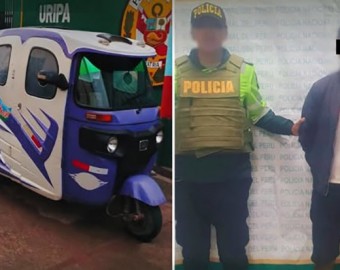 Policía captura a sujeto con antecedentes que robó mototaxi en Uripa 