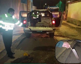 Capturan a sujeto que intentó asesinar a su pareja con un cuchillo, en Chuquibambilla