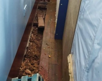 Huancavelica: lluvias intensas dañan colegio inicial 