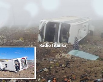 4 fallecidos y al menos 20 heridos deja volcadura de ómnibus de empresa Palomino, en Negromayo