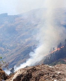 Comunero pierde la vida cuando intentaba apagar incendio forestal en Coyllurqui 