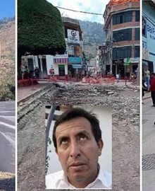 Alcalde Raúl Peña sigue destrozando pistas, veredas y parques en centro de Abancay a casi dos meses de culminar su gestión