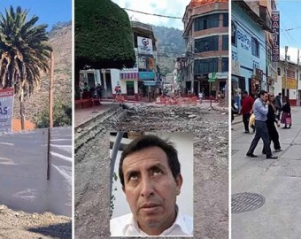 Alcalde Raúl Peña sigue destrozando pistas, veredas y parques en centro de Abancay a casi dos meses de culminar su gestión