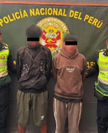 Policía detiene a dos jóvenes por robo de dinero del Programa A Comer Pescado, en Curahuasi 