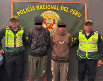 Policía detiene a dos jóvenes por robo de dinero del Programa A Comer Pescado, en Curahuasi 