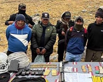 Poder Judicial libera a detenidos durante operativo policial contra minería ilegal en Apu Pisti