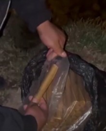 Desconocidos abandonan bolsa con 78 cartuchos de dinamita, en Tapaya 