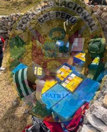 En operativo hallan más de 249 kilos de clorhidrato de cocaina abandonados por traficantes, en Pampachiri