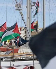 La flotilla rumbo a Gaza denuncia la interceptación de sus barcos por lanchas identificadas como de “Israel”