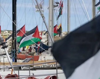 La flotilla rumbo a Gaza denuncia la interceptación de sus barcos por lanchas identificadas como de “Israel”