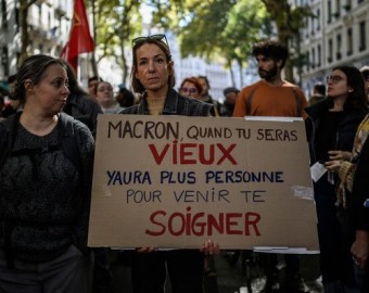 Movilizaciones en Francia contra el ajuste fiscal de Macron