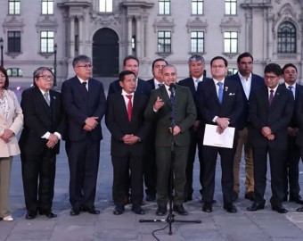 Presidente José Jerí se reunió con gobernadores regionales en Palacio de Gobierno