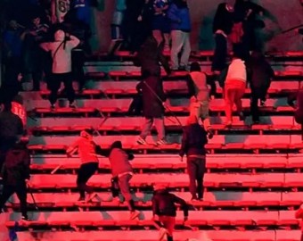 Más de 15 heridos deja violencia de hinchas chilenos y argentinos en Copa Sudamericana