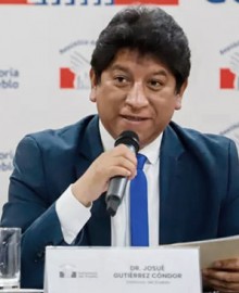 Bancadas de oposición formalizan pedido en el Senado para remover a Josué Gutiérrez de la Defensoría del Pueblo