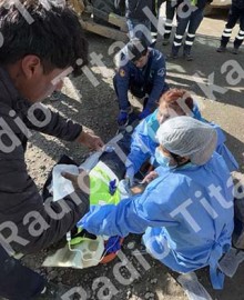 Un herido deja volcadura de vehículo en el corredor minero 