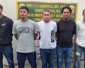 Ica: capturan a cinco colombianos del “gota a gota” tras asaltar una casa durante cobro