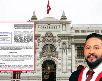 César Holguín, diputado de Ahora Nación, presentó un proyecto de ley para derogar la Ley Chlimper 2.0