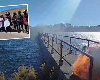 Huancavelica: comunidades dejan sin agua a la agroindustria de Ica en protesta por demoras en asfaltado de carretera