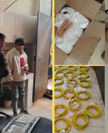 Agentes del Depincri hallan almacén clandestino de explosivos durante allanamiento judicial