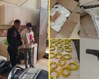 Agentes del Depincri hallan almacén clandestino de explosivos durante allanamiento judicial