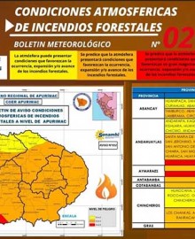 Alerta sobre ocurrencia de incendios forestales del 11 al 16 de julio sigue vigente