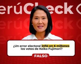 Es falso que los JEE hayan rectificado 6 millones de votos