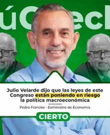 Sí, Julio Velarde alertó que el Congreso pone en riesgo la estabilidad económica