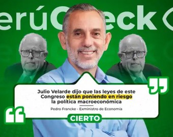 Sí, Julio Velarde alertó que el Congreso pone en riesgo la estabilidad económica