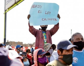 Ley Chlimper 2.0: trabajadores y gremios agrarios exigen a Dina Boluarte que observe la norma