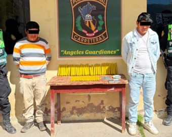 Cae banda “Los Chocolateros de Huancabamba” con explosivos de contrabando en San Jerónimo 