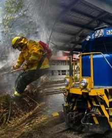Cusco: restablecen servicio ferroviario entre Ollantaytambo y Machupicchu tras inspección por incendio forestal