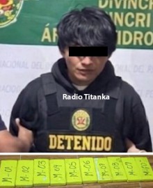 Agentes antidrogas detienen a presunto vendedor de clorhidrato de cocaína 