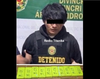 Agentes antidrogas detienen a presunto vendedor de clorhidrato de cocaína 