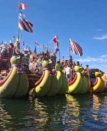 Puno: tradicional escenificación de la salida de Manco Cápac y Mama Ocllo
