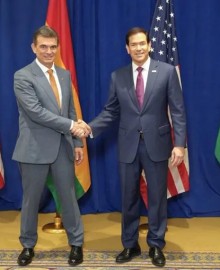 Rodrigo Paz y Marco Rubio acuerdan reformar legislación de energía y minería en Bolivia