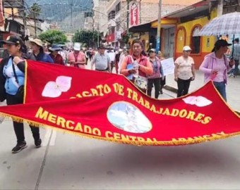 Con movilización pobladores exigen que futuro Hospital III-1 se construya en un nuevo terreno, en Abancay