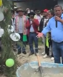Michael Martínez con plata de todos los andahuaylinos hace campaña política gratis