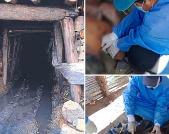 Derrumbe en interior de socavón sepulta a dos mineros en Apu Chunta, Coyllurqui