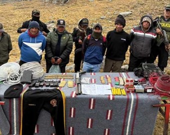 6 detenidos en operativo contra minería informal y actividades ilegales en Apu Pisti 