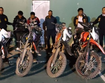 Desbaratan banda delincuencial dedicada al robo de motocicletas 