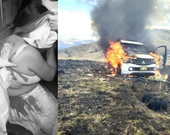 Ayacucho: disparan a dos mujeres y queman camioneta durante enfrentamiento limítrofe