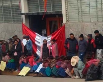Pobladores exigen reconocimiento del alcalde de centro poblado de Champaccocha 