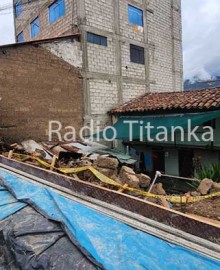 Tres niños salvan la vida tras derrumbe de pared aledaña a obra ejecutada por Municipalidad de Abancay
