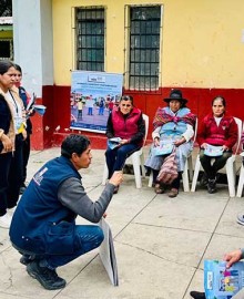 Intensifican capacitación ciudadana sobre el correcto marcado de la cédula de sufragio a cargo