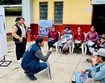 Intensifican capacitación ciudadana sobre el correcto marcado de la cédula de sufragio a cargo
