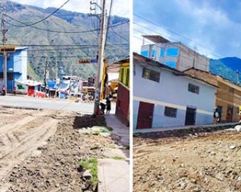 Alcalde Raúl Peña interviene avenida Panamá sin presupuesto para instalar redes de agua y desagüe 